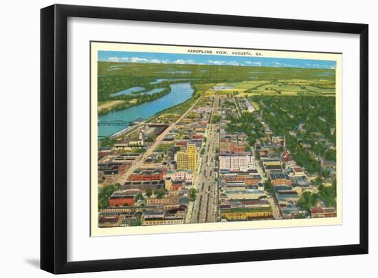 Aerial View, Augusta-null-Framed Art Print