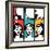 Illustration of Girl in Style Pop Art-incomible-Framed Art Print