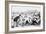 Yale And Princeton Football Match-Bettmann-Framed Giclee Print