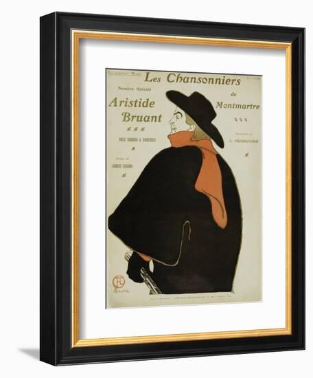 Les Chansonniers-Henri de Toulouse-Lautrec-Framed Giclee Print