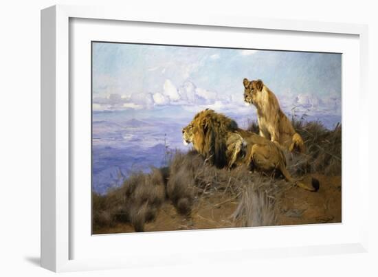 On the Lookout-Wilhelm Kuhnert-Framed Giclee Print