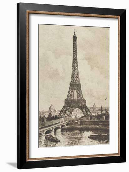 Exposition Universelle et Tour Eiffel-Georges Garen-Framed Giclee Print