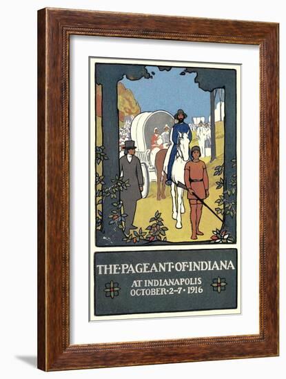 Pageant of Indiana Poster-null-Framed Giclee Print