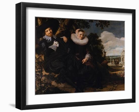 Marriage Portrait of Isaac Massa and Beatrix van der Laen-Frans Hals the Elder-Framed Giclee Print