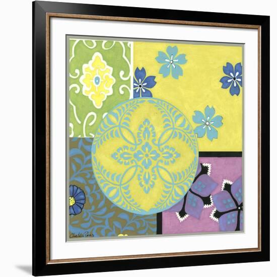 Blooming Medallion II-Chariklia Zarris-Framed Art Print