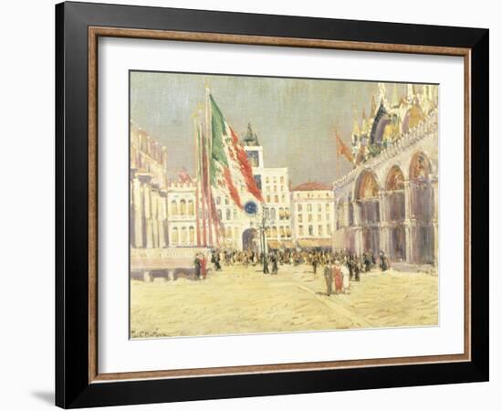 St. Mark's Square, Venice-Paul Mathieu-Framed Giclee Print