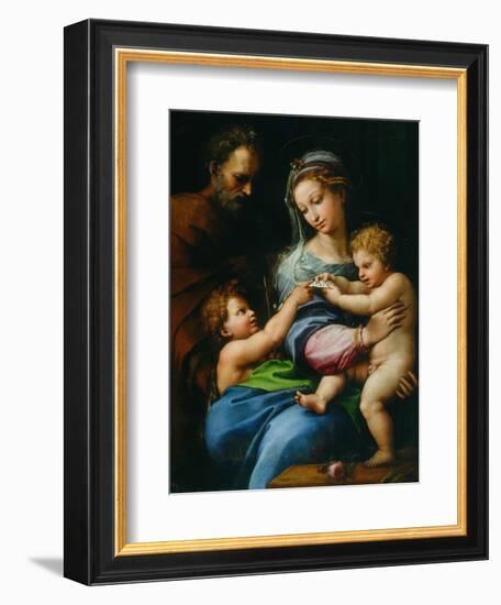 Madonna Della Rosa-Raphael-Framed Giclee Print