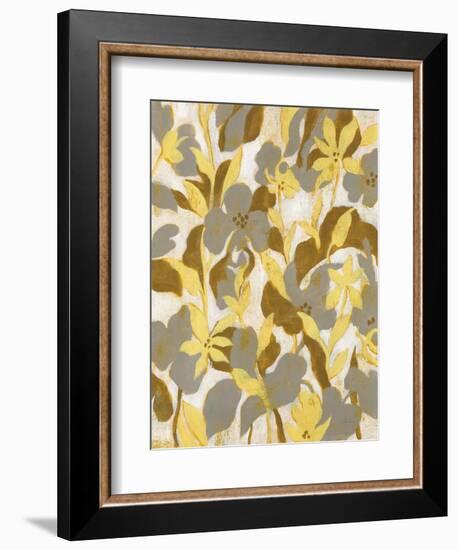 Painted Tropical Screen II-Silvia Vassileva-Framed Art Print