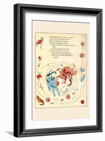 The Fight-Eugene Field-Framed Art Print