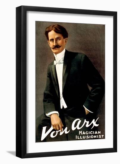 Von Arx, Magician, Illusionist-null-Framed Art Print