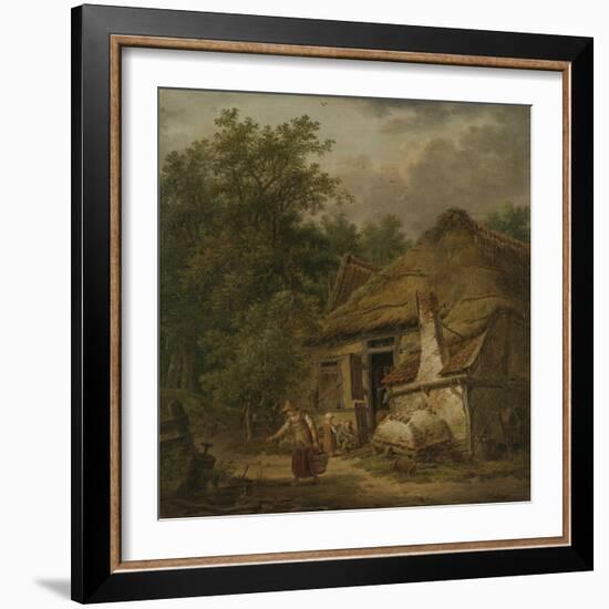 Farmhouse Near Helvoirt-Pieter Pietersz Barbiers-Framed Art Print