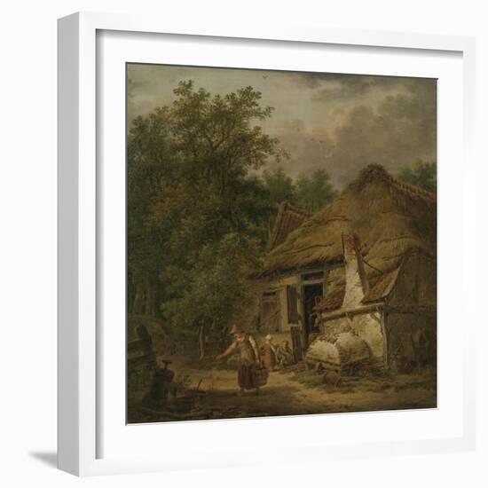 Farmhouse Near Helvoirt-Pieter Pietersz Barbiers-Framed Art Print