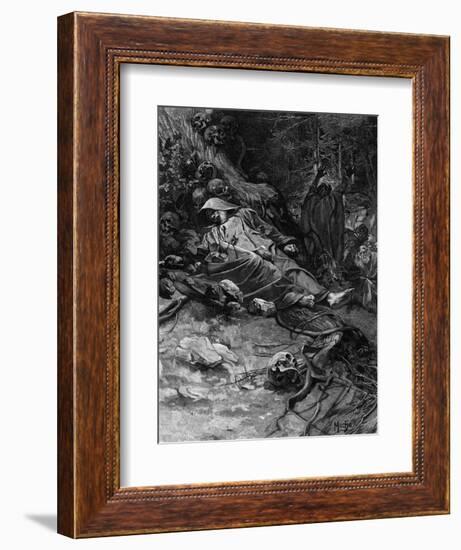Adalbert Murdered-Alphonse Mucha-Framed Art Print