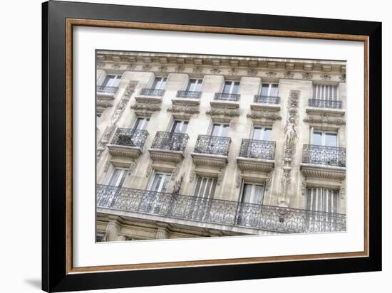 Paris Apartement Building I-Cora Niele-Framed Giclee Print