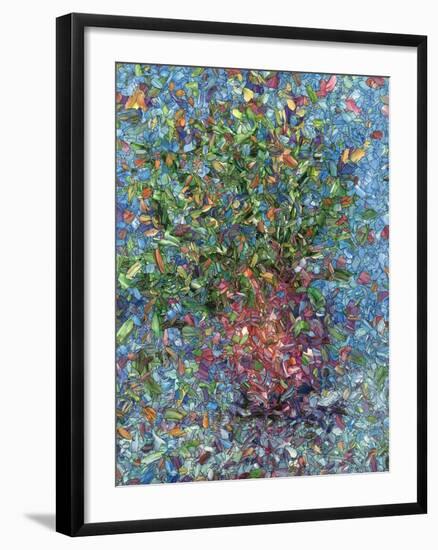 Falling Flowers-James W Johnson-Framed Giclee Print