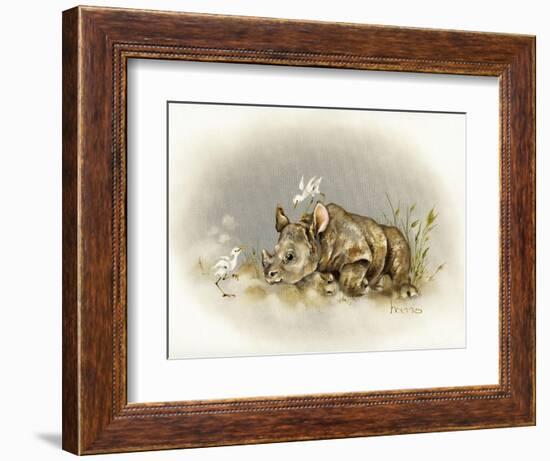 Rhino Baby-Peggy Harris-Framed Giclee Print
