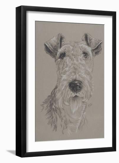 Wire Fox Terrier-Barbara Keith-Framed Giclee Print