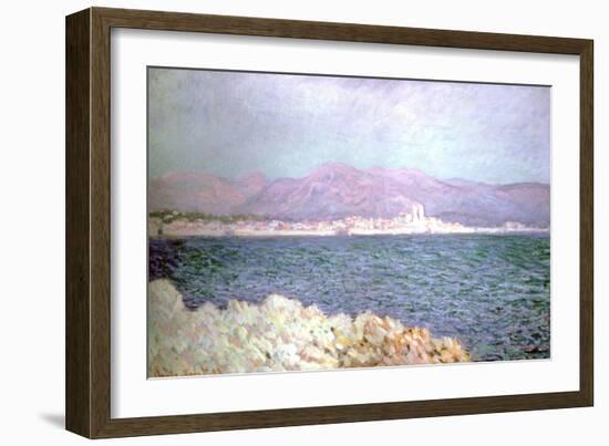 Gulf of Antibes, 1888-Claude Monet-Framed Giclee Print