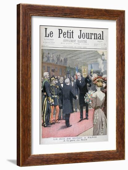 The Visit of the King of Sweden to Paris, 1900-Eugene Damblans-Framed Giclee Print