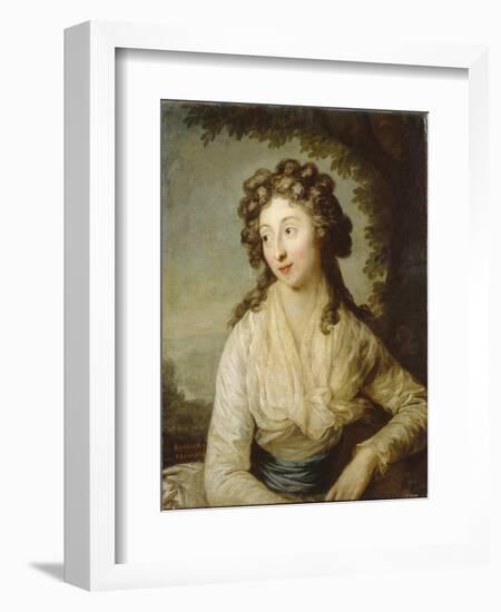 Portrait of Konstancja Lubomirska (Rzewusk), 1789-Anton Graff-Framed Giclee Print