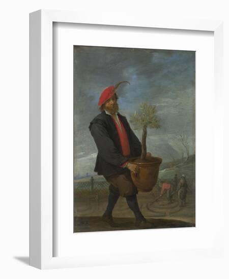 Spring (From the Series the Four Season), C. 1644-David Teniers the Younger-Framed Giclee Print