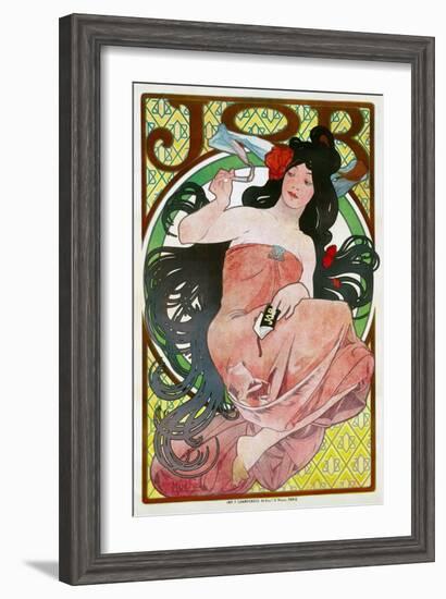 Advertising Poster for the Tissue Paper Job, 1896-Alphonse Mucha-Framed Giclee Print