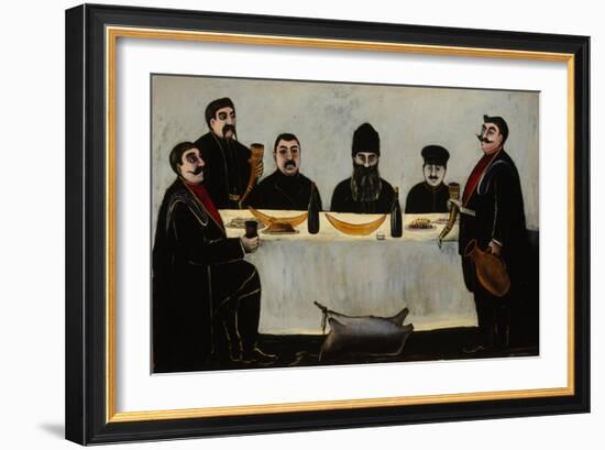 Six Princes (Feas), 1905-1907-Niko Pirosmani-Framed Giclee Print