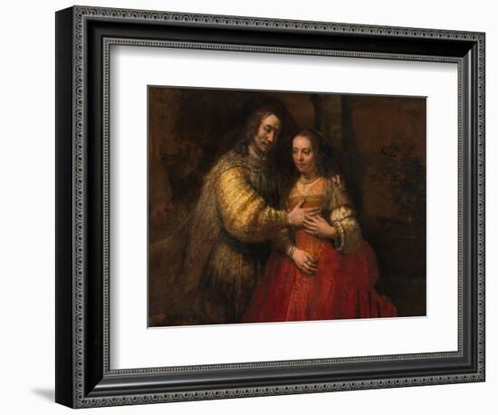 The Jewish Bride, 1666-1669-Rembrandt van Rijn-Framed Giclee Print