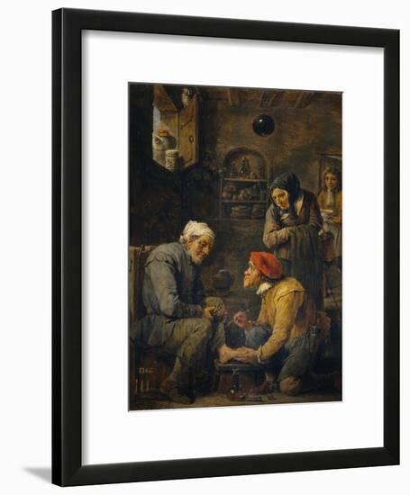 The Surgeon, 1630-1640-David Teniers the Younger-Framed Giclee Print