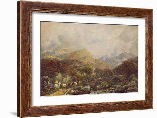 'Mountainous Landscape', c19th century-Peter De Wint-Framed Giclee Print
