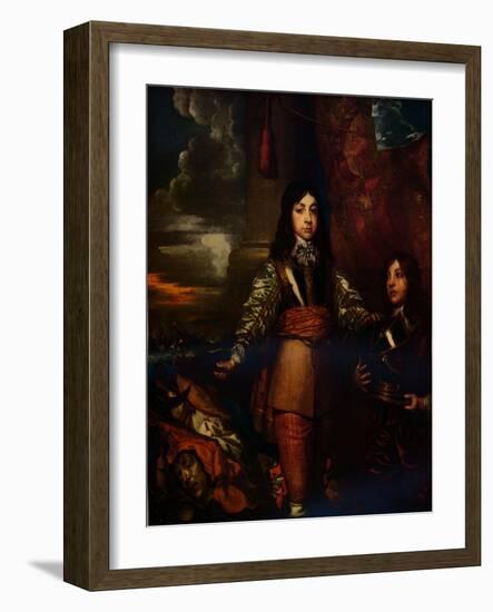 Charles, Prince of Wales, Age 12, c1642, (1936)-William Dobson-Framed Giclee Print