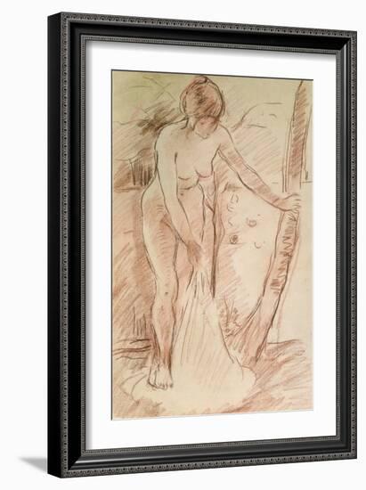 Standing Bather, 1888-Berthe Morisot-Framed Giclee Print