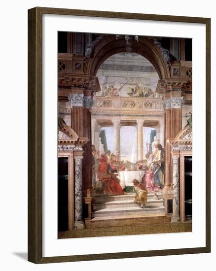 Cleopatra's Banquet, 1747-50-Giovanni Battista Tiepolo-Framed Giclee Print