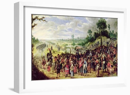 War Scene-Sebastian Vrancx-Framed Giclee Print