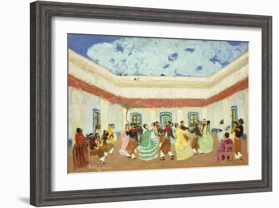 The Patio-Pedro Figari-Framed Giclee Print