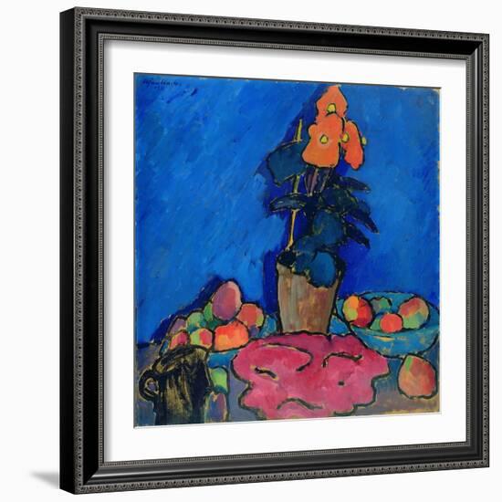 Still Life with Begonia, 1911-Alexej Von Jawlensky-Framed Giclee Print