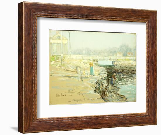 The Mill Dam, Cos Cob, 1903-Childe Hassam-Framed Giclee Print