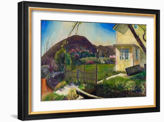 The Picket Fence, 1924-George Wesley Bellows-Framed Giclee Print