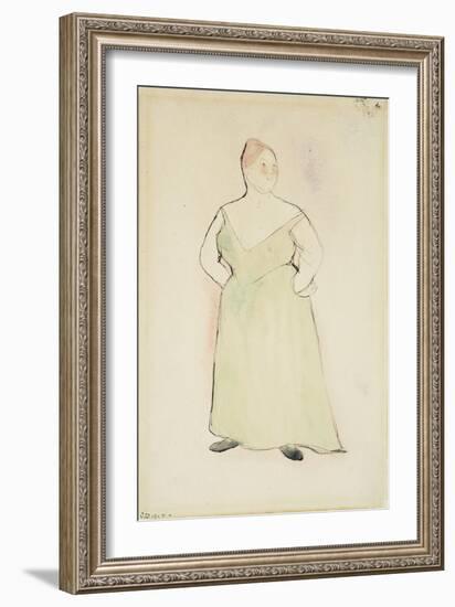 Woman in Evening Dress, 1912-Charles Demuth-Framed Giclee Print