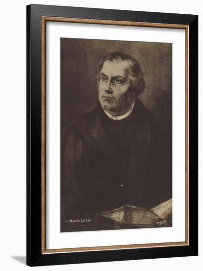 Dr Martin Luther-German School-Framed Giclee Print