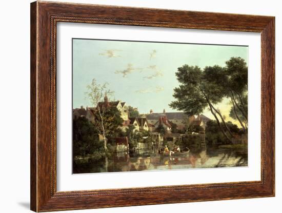 Norwich River, Afternoon, C.1812-19-John Crome-Framed Giclee Print