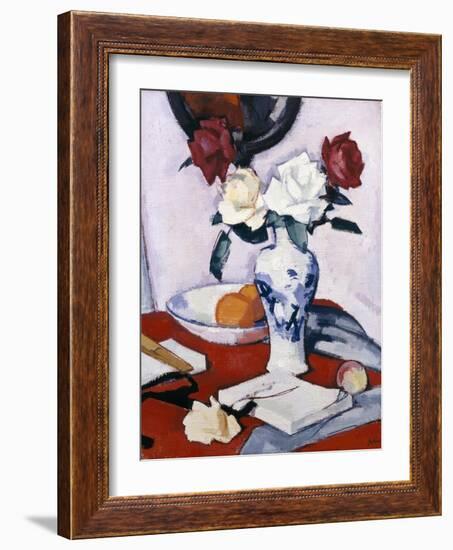 Roses-Samuel John Peploe-Framed Giclee Print