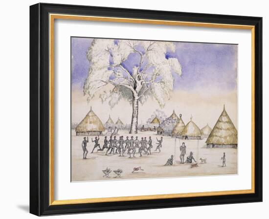 Welcome on Our Return from Shooa, 1864-Sir Samuel Baker-Framed Giclee Print