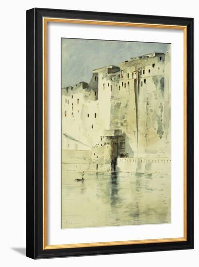 Old Fortress Naples-Childe Hassam-Framed Giclee Print