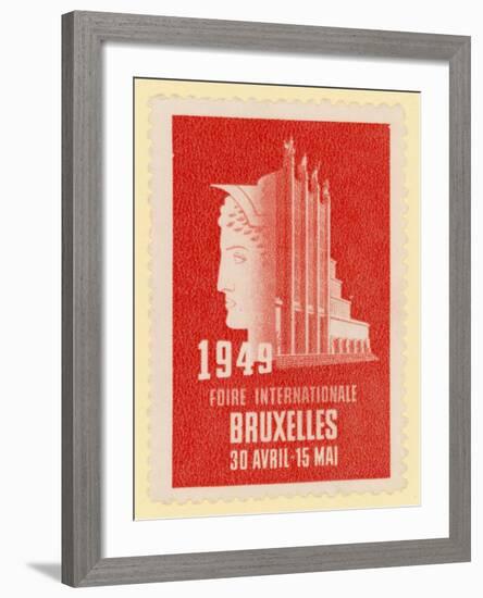 International Fair, Brussels, 1949-null-Framed Giclee Print