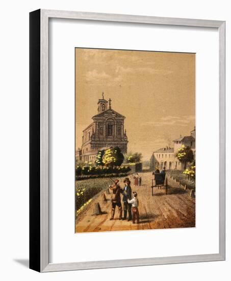 Church of Bicocca in Novara, from Views of the City of Novara, Italy-null-Framed Giclee Print
