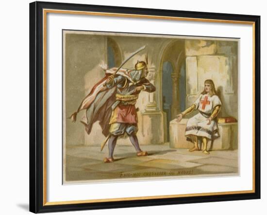 Let Me Knight or Die!-null-Framed Giclee Print