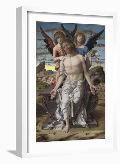 Christ as the Suffering Redeemer, 1495-1500-Andrea Mantegna-Framed Giclee Print