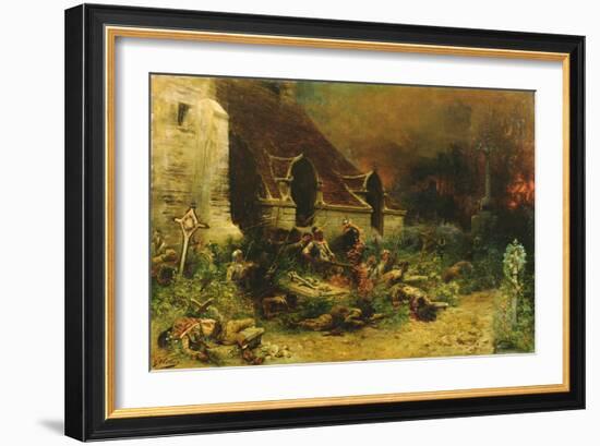 The Chouans Defending their Dead, 1902-Georges Clairin-Framed Giclee Print