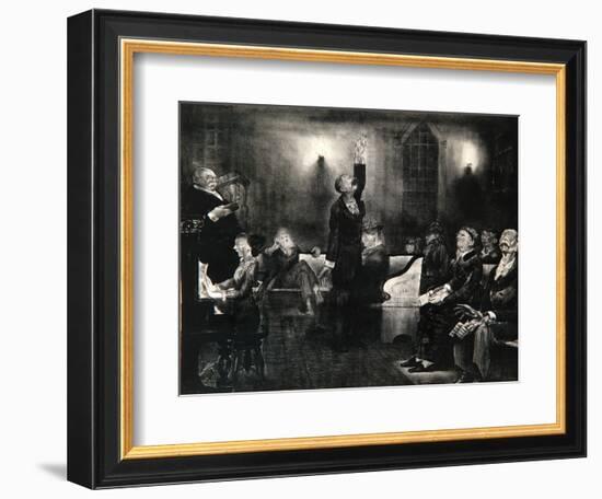 Prayer Meeting, 1916-George Wesley Bellows-Framed Giclee Print